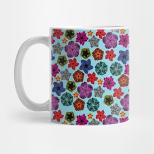 Rainbow Spirograph Stars Mug